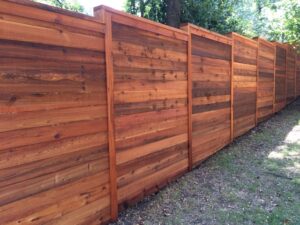 Stained Cedar Fence Parker CO
